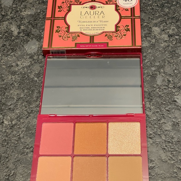 Laura Geller Flawless in a Flash full face palette blush, bronzer & highlighter - Picture 6 of 8